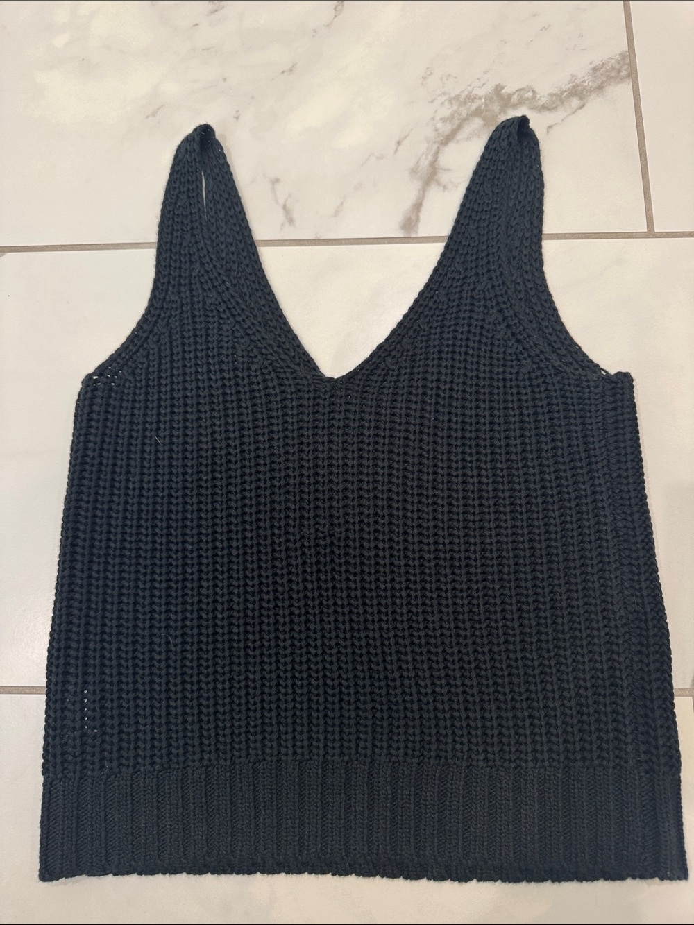 Gentle Fawn Black Knit Tank Sweater - Picture 3 of 3